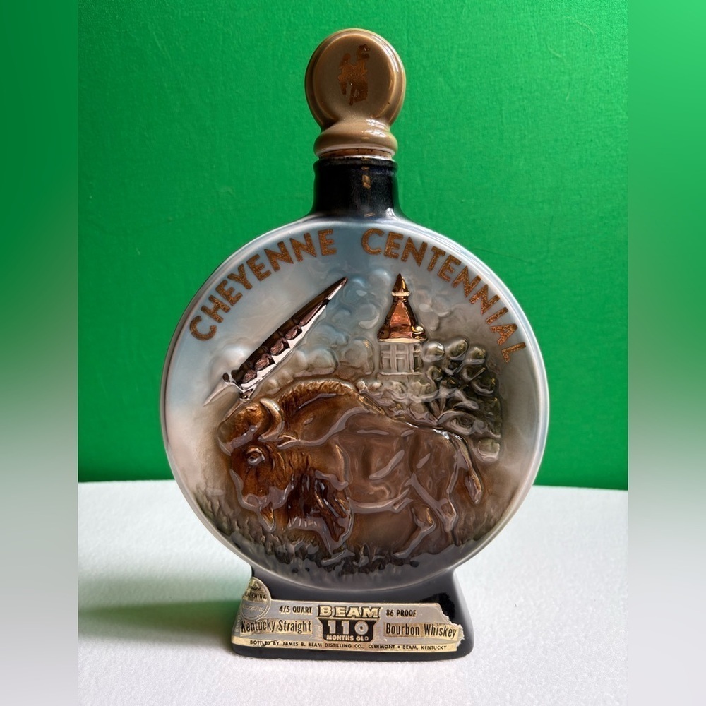 “Cheyenne Centennial” Jim Beam Decanter